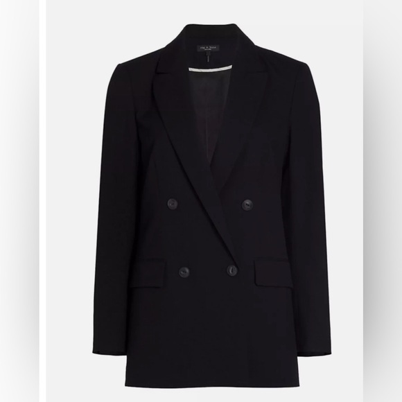 Rag & Bone Andie Twill Blazer size 4 - Picture 4 of 12